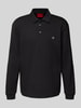 HUGO Poloshirt mit Label-Detail Modell 'Dargenpolo' Black