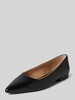 Lauren Ralph Lauren Lederballerinas mit Blockabsatz Modell 'LONDYN' Black