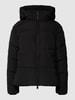 WITHBLACK Steppjacke mit Kapuze Black