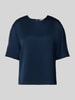 Tommy Hilfiger Relaxed fit blouse van satijn Marineblauw