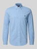Polo Ralph Lauren Freizeithemd mit Knopfleiste Hellblau