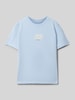 Jack & Jones T-Shirt mit Label-Print Modell 'TAVIRA' Hellblau