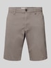 s.Oliver RED LABEL Regular fit korte chino van katoen met stretch, model 'PHOENIX' Antraciet