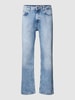 REVIEW Baggy Fit Jeans mit Label-Detail  Blau