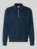 JACK & JONES Regular Fit Sweatshirt mit Baumwoll-Anteil Modell 'Bradley' Marine