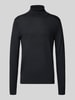 Christian Berg Men Pullover aus Merino-Mix mit Rollkragen Black