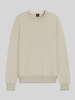 BOSS Orange Sweter o kroju regular fit z dzianiny z mieszanki bawełny i kapoku model ‘KLAPOK’ Piaskowy