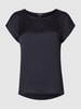 More & More Blusenshirt mit angeschnittenen Ärmeln  Marineblau