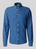 Casual Friday Freizeithemd mit Knopfleiste Modell 'HAMILTON' Blau