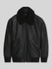 BOSS Orange Regular Fit Lederjacke aus reinem Büffelleder Modell 'Jopeak' Black