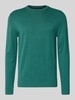 Tom Tailor Regular fit pullover van puur katoen Smaragdgroen