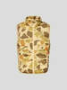 Billionaire Boys Club Steppweste mit Camouflage-Muster Beige