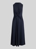 Lauren Ralph Lauren Jurk met knoopdetail in de taille Marineblauw