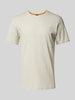 BOSS Orange T-Shirt mit Label-Patch Modell 'Tales' Beige