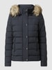 Only Gewatteerd jack met afneembare capuchon, model 'Luna' - gewatteerd Marineblauw