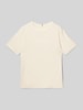 Jack & Jones T-Shirt mit Label-Print Modell 'FREDERIKSBERG' Ecru