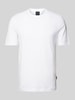 bugatti T-Shirt im unifarbenen Design Weiss