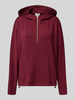 s.Oliver RED LABEL Loose fit hoodie van viscosemix Bordeaux