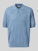 Carhartt Work In Progress Poloshirt aus reiner Baumwolle Modell 'CHECKER' Hellblau