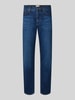 Brax Straight Fit Jeans aus Baumwoll-Mix Modell 'Cadiz' Dunkelblau