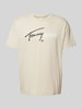 Tommy Jeans T-Shirt mit Label-Print Modell 'SPRAY POP COLOR' Beige