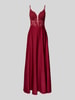 Mascara Abendkleid mit Herz-Ausschnitt Dunkelrot