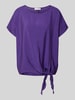 Christian Berg Woman Blusenshirt mit Rundhalsausschnitt Lila