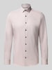 OLYMP Level Five Slim fit zakelijk overhemd met kentkraag Zand
