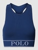 Polo Ralph Lauren Biustonosz typu bralette z detalem z logo Granatowy