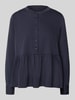 Milano Italy Regular fit blouse met knoopsluiting Marineblauw