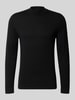 DRYKORN Slim Fit Longsleeve aus reiner Schurwolle Modell 'Arwon' Black