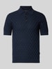 Matinique Slim Fit Poloshirt mit kurzer Knopfleiste Modell 'Heritage' Marine