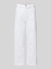 Angels Straight Leg Jeans mit Leistentaschen Modell 'Linn' Weiss