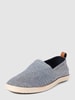 Tommy Hilfiger Moccasins met rubberen inzetten, model 'ESPADRILLE' Marineblauw
