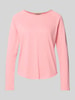 Smith and Soul Bluzka z długim rękawem z dekoltem okrągłym Mocnoróżowy