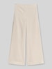 Marc O'Polo Wide Leg Cordhose aus reiner Baumwolle Stein
