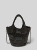 VALENTINO BAGS Handtasche mit Ziersteinbesatz Modell 'NABILAH' Black