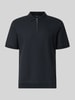 JOOP! COLLECTION regular fit poloshirt met structuurpatroon model 'Tibaris' Marineblauw