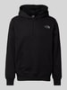 The North Face Hoodie mit Label-Print Black