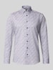 OLYMP Level 5 Body Koszula biznesowa o kroju slim fit z mieszanki bawełny Biały