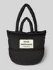 MADS NØRGAARD Shopper mit Label-Patch und Label-Detail Black