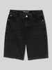 Tom Tailor Denim regular fit bermuda van puur katoen Zwart