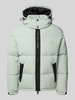 HUGO Regular fit donsjack met afneembare capuchon, model 'BIRONO' Mintgroen