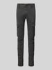 PME Legend Slim Fit Cargohose mit Label-Detail Modell 'NORDROP' Anthrazit