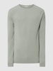 Jack & Jones Strickpullover mit Label-Patch Modell 'HILL' Mint