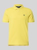 MCNEAL koszulka polo o kroju regular fit z wyhaftowanym logo Musztardowy