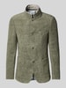 Roy Robson Slim fit colbert met opstaande kraag en borstzak Groen