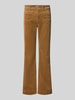 Christian Berg Woman Cordhose mit aufgesetzten Leistentaschen Beige