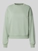 QS Sweatshirt met ronde hals Lichtgroen