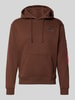 Alpha Industries Bluza z kapturem z kieszenią kangurka Jasnobrązowy